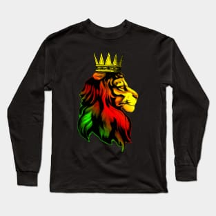 Reggae Rasta Lion Long Sleeve T-Shirt